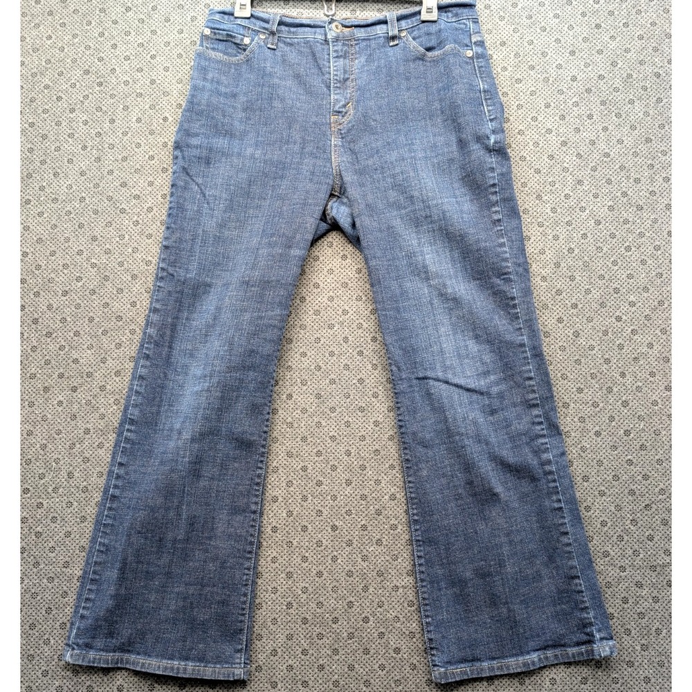 Levis 512 Perfectly Slimming Womens 14 SC Boot Cut Jeans Tummy Panel Flap Pocket